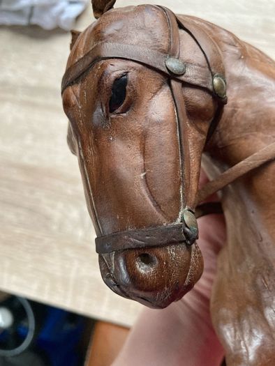 Vintage Leather Horse