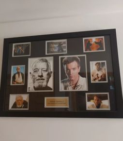 Obi-wan-kenobi autograph by actors star wars