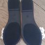 White Flat Sandals with elastic ankle straps Image 4