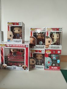 Funko Pop WWE Collection 6 Figures (Lot)
