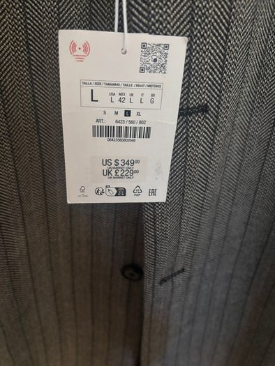 Menswear coat