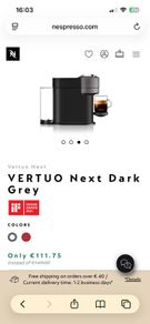 Nespresso Vertuo Next Coffee Machine Brand new in box