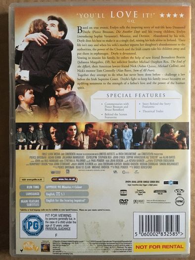 Evelyn [2002] Pierce Brosnan as her father and Aidan Quinn, Julianna Margulies, Stephen Rea & Alan Bates [Movie DVD]