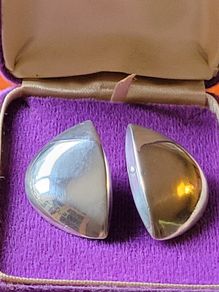 Silver earrings