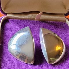 Silver earrings