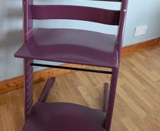 Genuine Stokke Tripp Trapp High Chairs / Growth Chairs (Purple & Green)