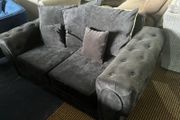 Black 2 seater sofa