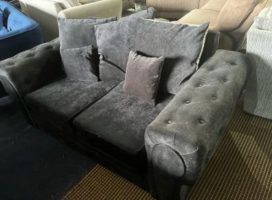 Black 2 seater sofa