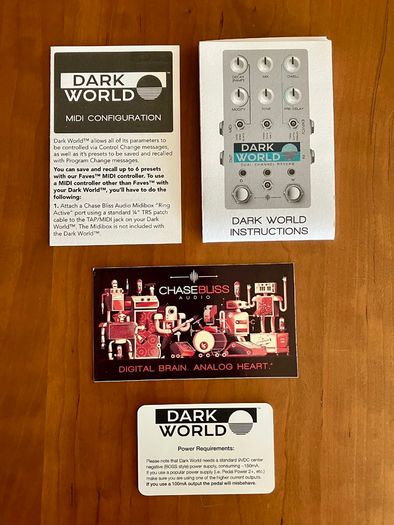 Chase Bliss Dark World Dual Channel Reverb Pedal