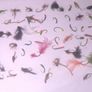 lureflash quality assorted fly selection 50 flies in viper hooks Image 3