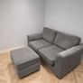 DFS Orka 2 Seater Sofa Bed & Storage Footstool Image 4