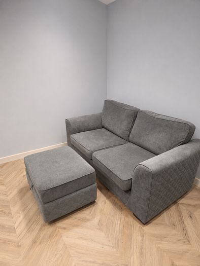 DFS Orka 2 Seater Sofa Bed & Storage Footstool