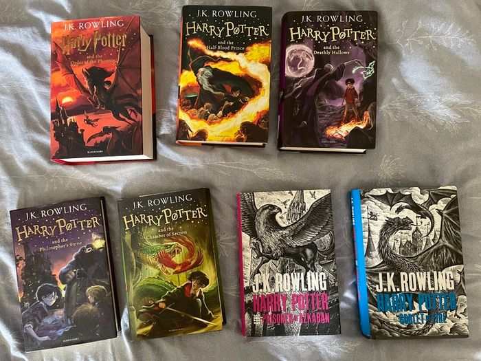Harry Potter 7 Hardcover Book Collection - J.K. Rowling