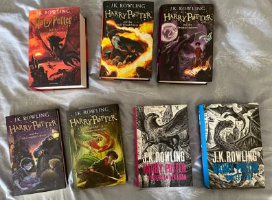 Harry Potter 7 Hardcover Book Collection - J.K. Rowling