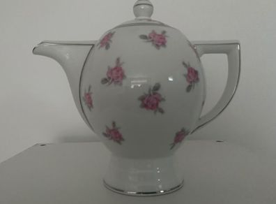Antique Limoges (Salmon & Cie - TLB) Porcelain Art Deco Teapot - Pre-World War II - Made between 1929 -1939 - Perfect Condition as stored in display cabinet