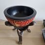 African Wooden Decorative Basket Image 2