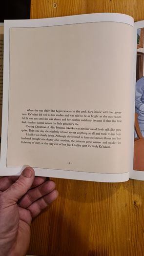 The Last Princess. The Story Of Princess Ka' I Ulani Of Hawai 'i. By Fay Stanley. Illustrated By Diane Stanley. Large Volume Hardback Book  C/w With Dustjacket In Very Good Condition.