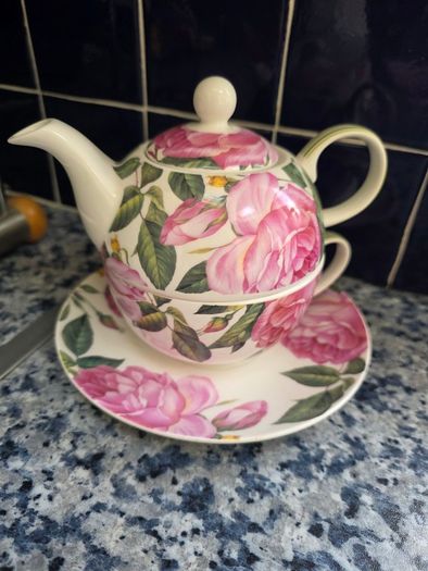 Newbridge bone china tea pot/cup & saucer set