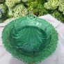Antique Majolica Green Grape Plate Image 4