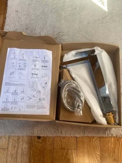 Tall Chrome washbasin tap-Brand New