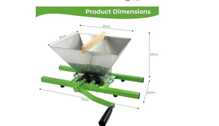 12L Manual Fruit Press Wine Cider Juice Maker