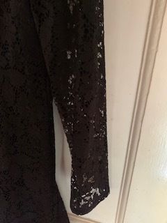 Black Savida Lace Mini Dress