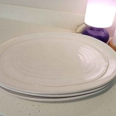 3 Ceramista Oval Serving Platters (46cm x 36cm)