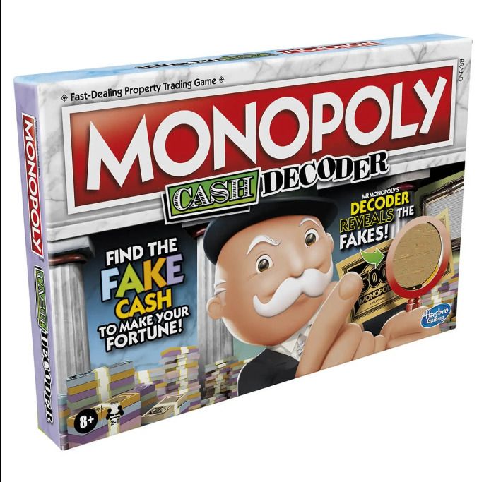 Monopoly Cash Decoder Family Board Game