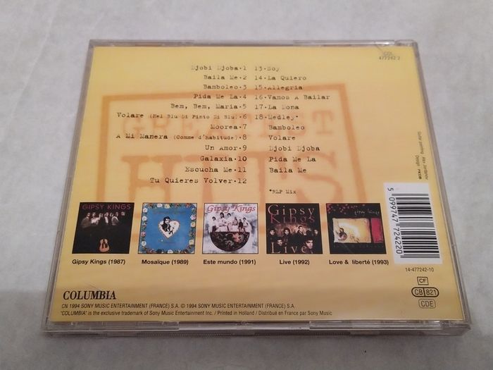Gipsy Kings Greatest Hits Cd
