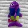 Fiesta The Fish Philosophy Pete The Perch Purple Plush Fish approx. 20 cm. long Used Please see photos Image 4