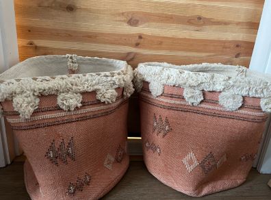 baskets woven cotton natural collection by Butlers 2 sizes brand new