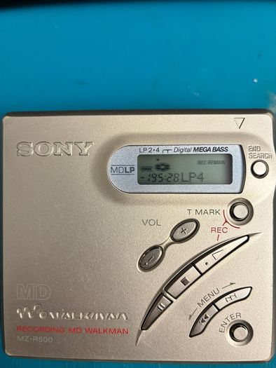 Sony MZ-R500 MiniDisc Walkman Recorder - Fully Serviced & Tested