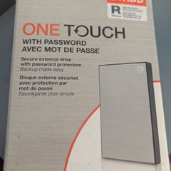 Seagate external hard drive 2TB HDD silver