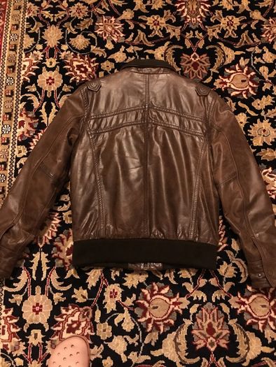 Superior New York Waxed Leather Jacket size-M