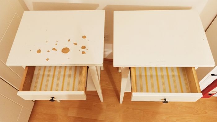 Ikea Hemnes bedside tables  white