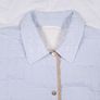 Basler Light Powder Blue Quilted Lightweight Jacket Tan Leatherette Trim 18UK/46EU Image 4