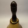 Vintage brass handbell with turned wooden handle / School & Dinner bell Image 2