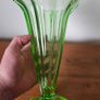 Vintage  uranium glass vase Image 6