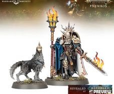 Warhammer stormcast eternal lord veritant and gryph crow