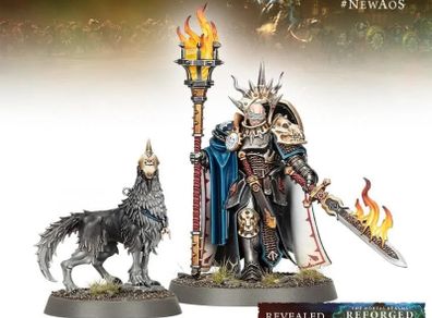 Warhammer stormcast eternal lord veritant and gryph crow