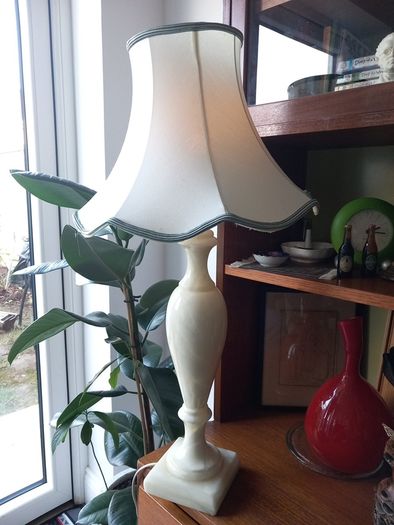 Antique  marble lamp elegant  French Atmosphere vintage  home decor table lamp hall table