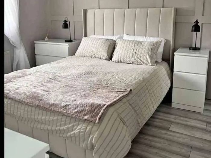 New Ottoman Upholstered Bed, Double Bed with Hydraulic Lifting Bar, Height Adjustable Padded Headboard, Metal Slatted Frame, Youth Bed, Adult Bed
