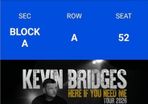 Kevin Bridges FRONT ROW LATM Friday 17th July