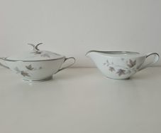 Porcelain Noritake China 6312 Harwood Tureen Sugar bowl milk Jug