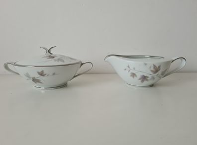 Porcelain Noritake China 6312 Harwood Tureen Sugar bowl milk Jug