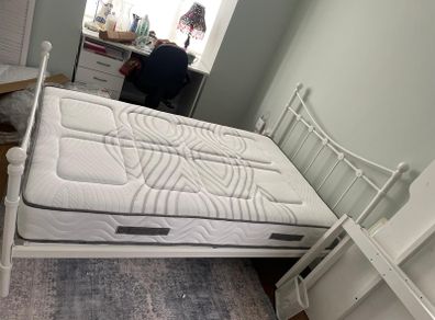 4ft (4 foot) double bed small with mattress