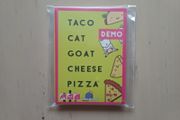 Taco Cat Goat Cheese Pizza Promo Demo Card Game 2020 BRAND NEW