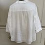 Qui designer brand Snow White linen blouse with three quarter length sleeves BRAND NEW Image 4