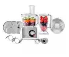 BOSCH MultiTalent8 MC812S734G Food Processor - Silver & White