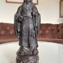 Rare Vintage Resin Asian Japanese Statue Fukurokuju Lucky God Image 4